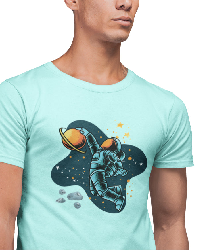 Men's Space T-Shirt Wild Watermelon by ZealforTee