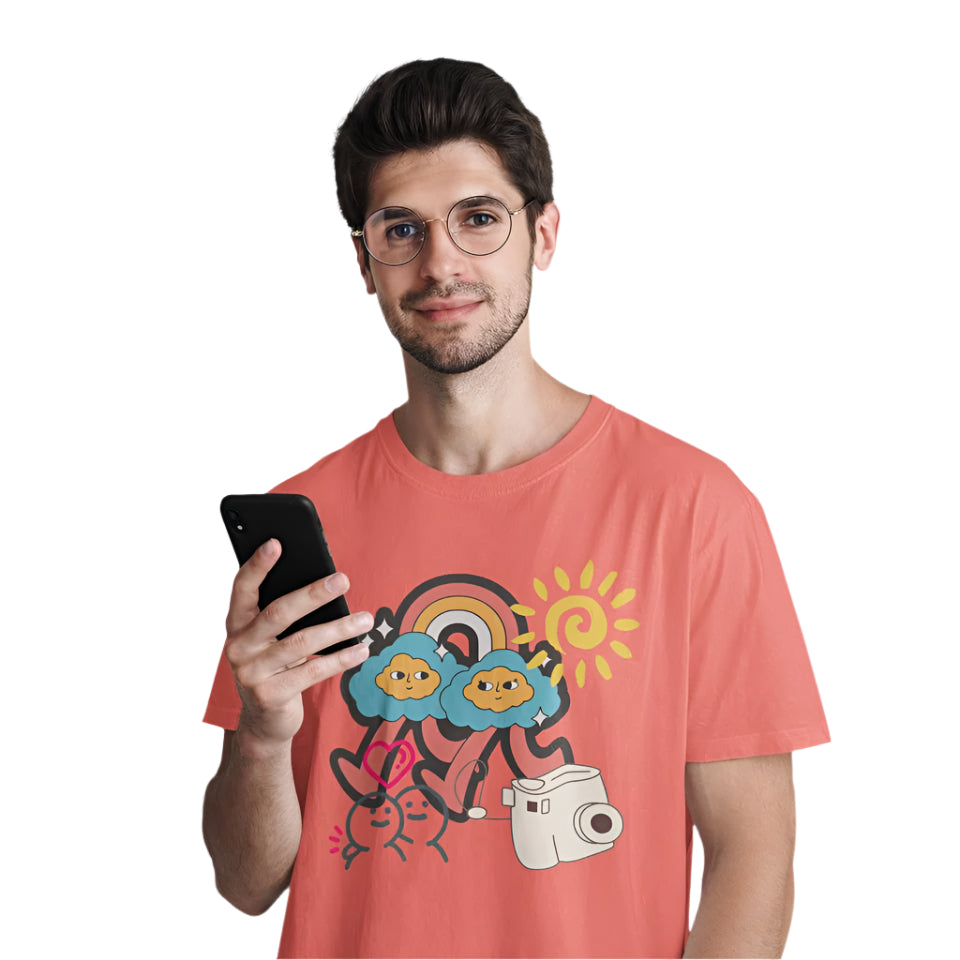 Men's BFF T-Shirt Wild Watermelon by ZealforTee