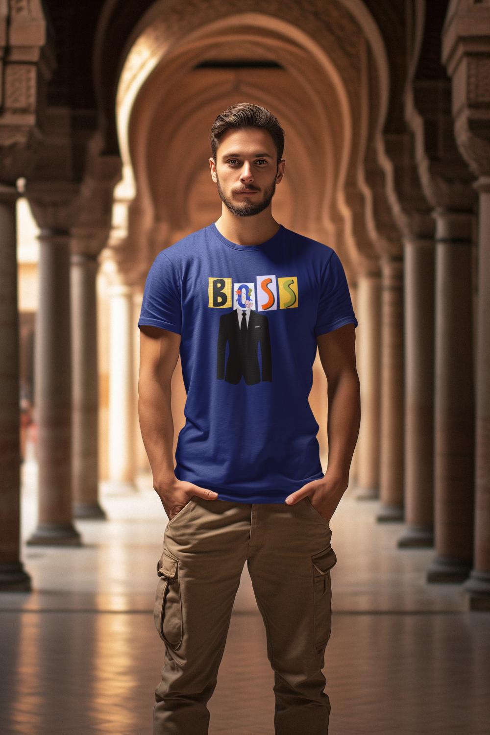 Men's Boss T-shirt Mint by ZealforTee