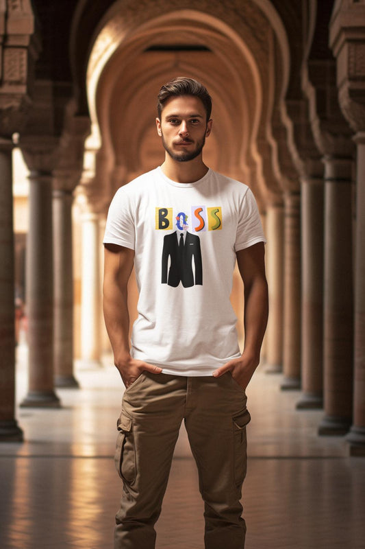 Men's Boss T-shirt Mint by ZealforTee