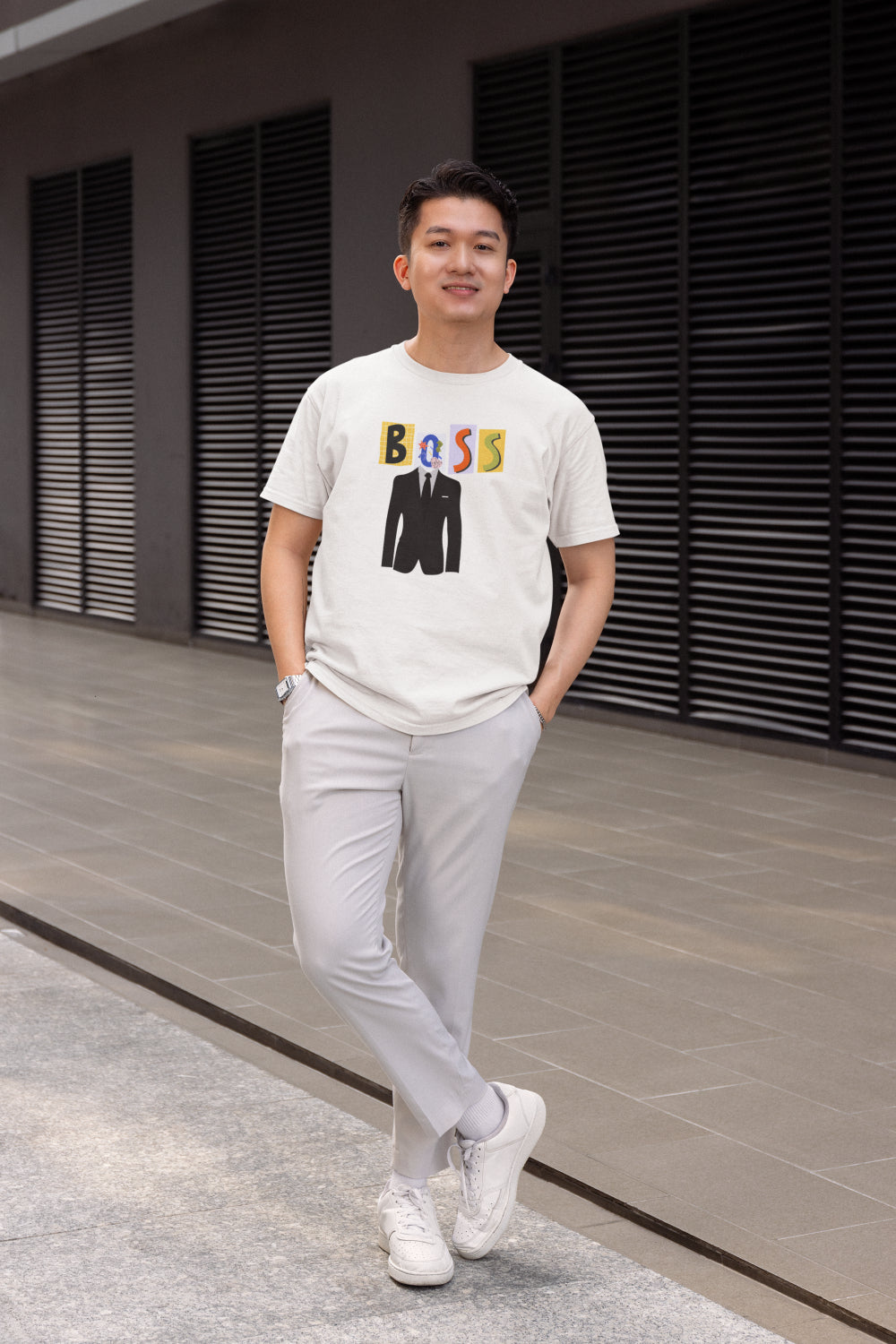 Men's Boss Printed graphic T-shirt