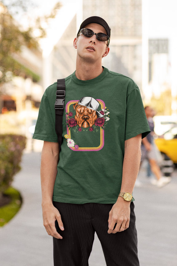 Men Illusive Canine Oversized T shirt