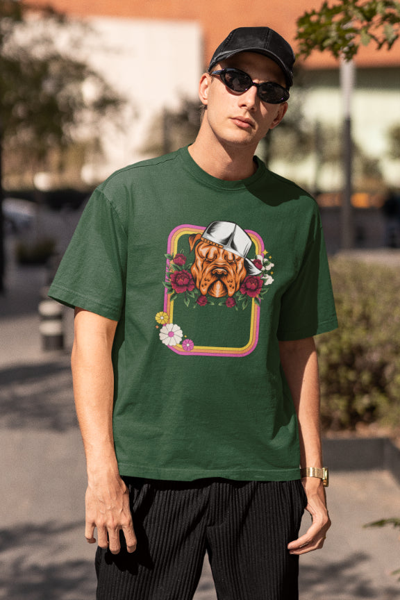 Men Illusive Canine Oversized T shirt