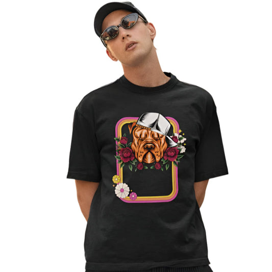 Men's Illusive Canine Oversized T shirt Red by ZealforTee