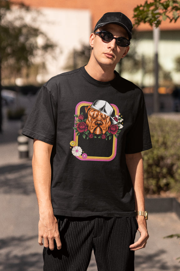 Men Illusive Canine Oversized T shirt