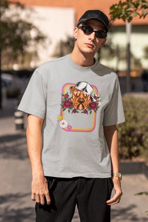 Men Illusive Canine Oversized T shirt