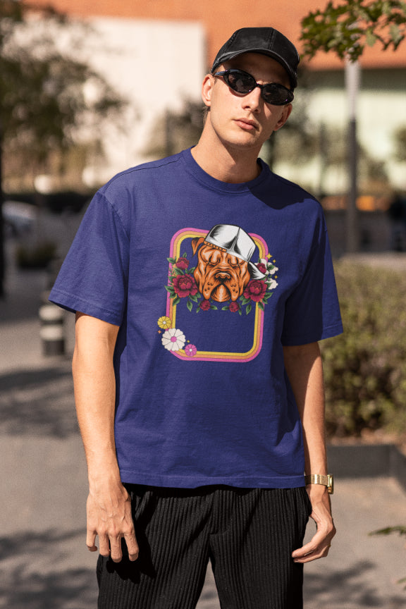 Men Illusive Canine Oversized T shirt