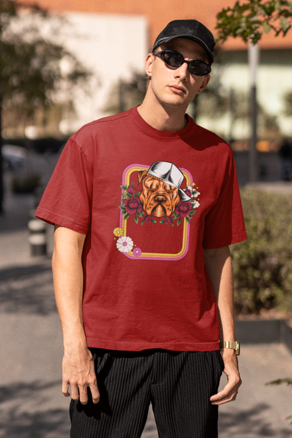 Men Illusive Canine Oversized T shirt