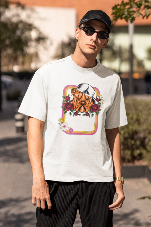 Men Illusive Canine Oversized T shirt
