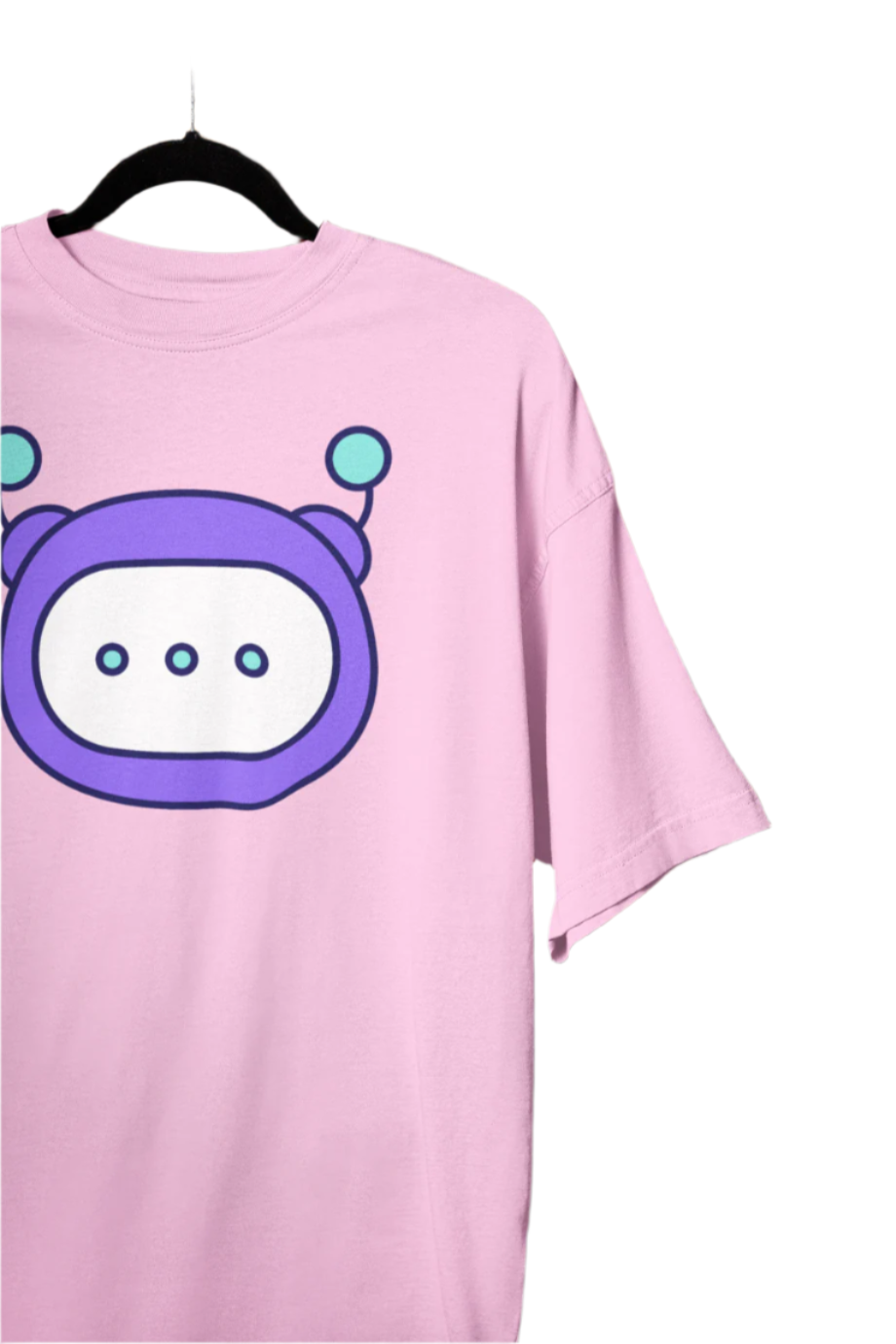 Men's Cute Chatbot T-Shirt Pink by ZealforTee