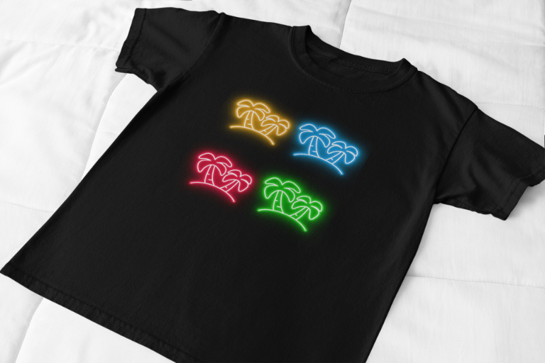 Men's Coco Tree T-shirt Black by ZealforTee