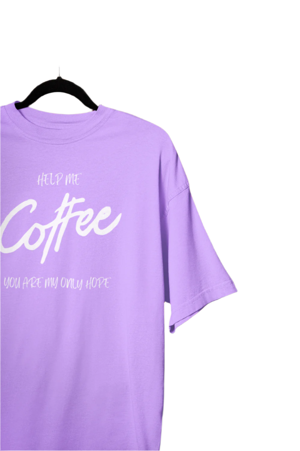 Men's Coffee T-Shirt Lavender by ZealforTee