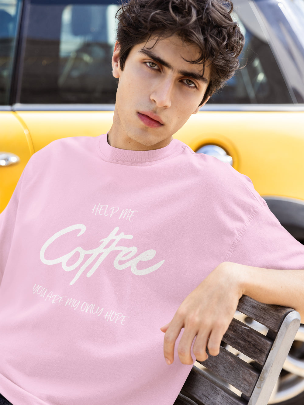Men's Coffee T-Shirt pink by ZealforTee