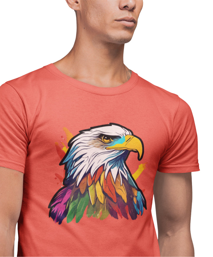 Men's Eagle T-shirt Mint by ZealforTee