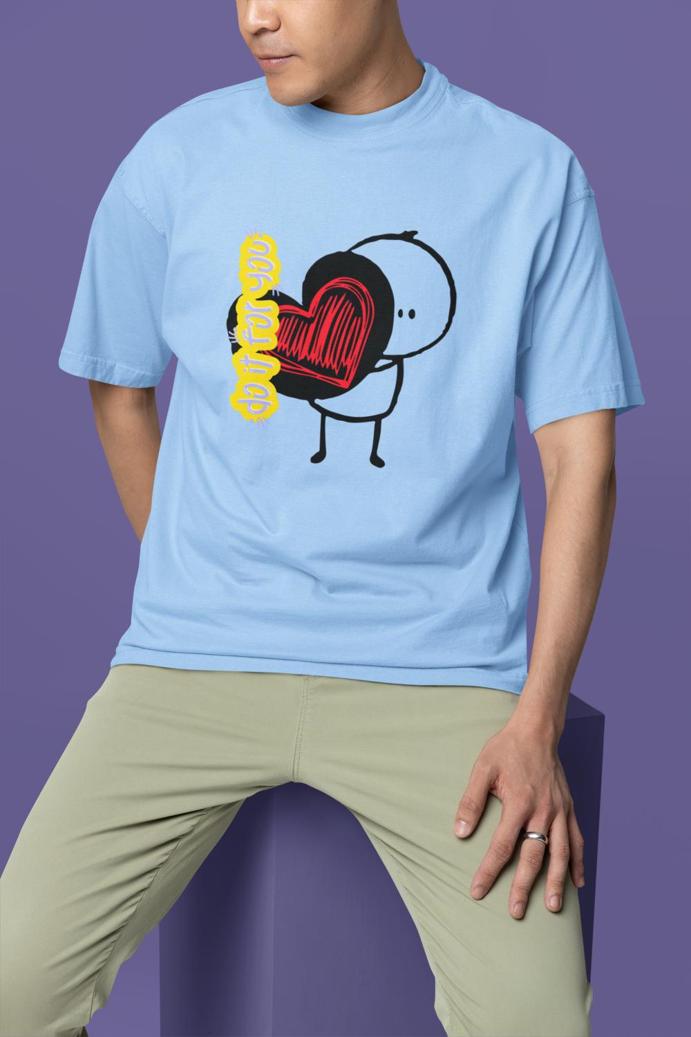 Men's Do It for You T-shirt Royal Blue by ZealforTee