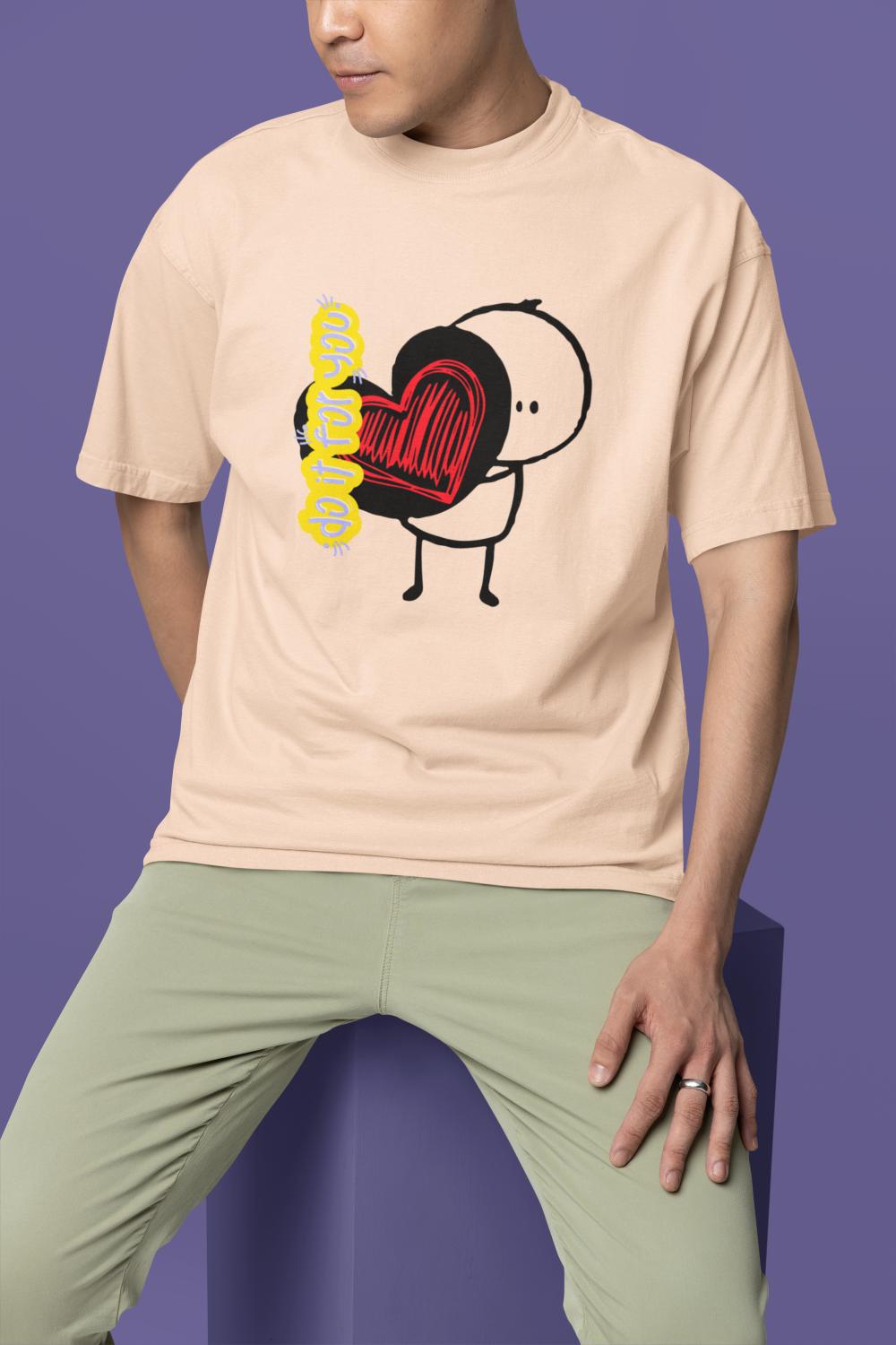 Men's Do It for You T-shirt Coral by ZealforTee