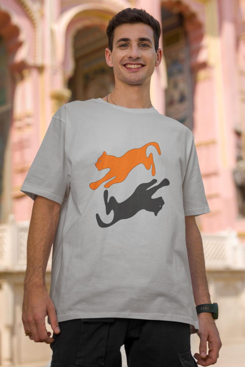 Men's Puma Oversized T shirt White by ZealforTee