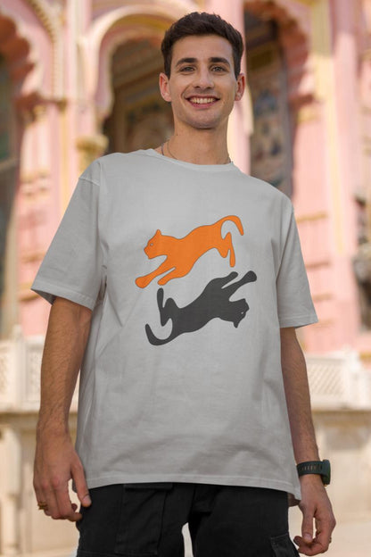 Men's Puma Oversized T shirt White by ZealforTee