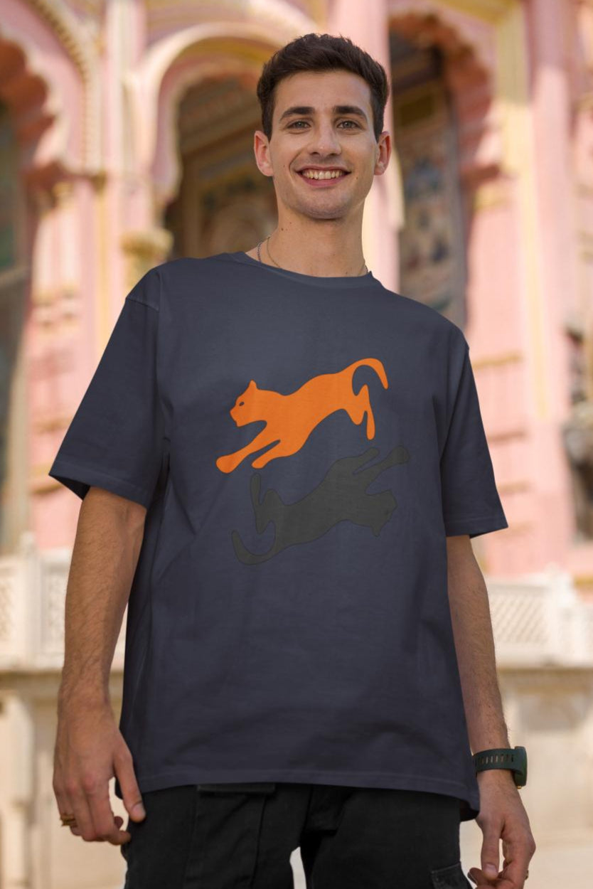 Men's Puma Oversized T shirt White by ZealforTee