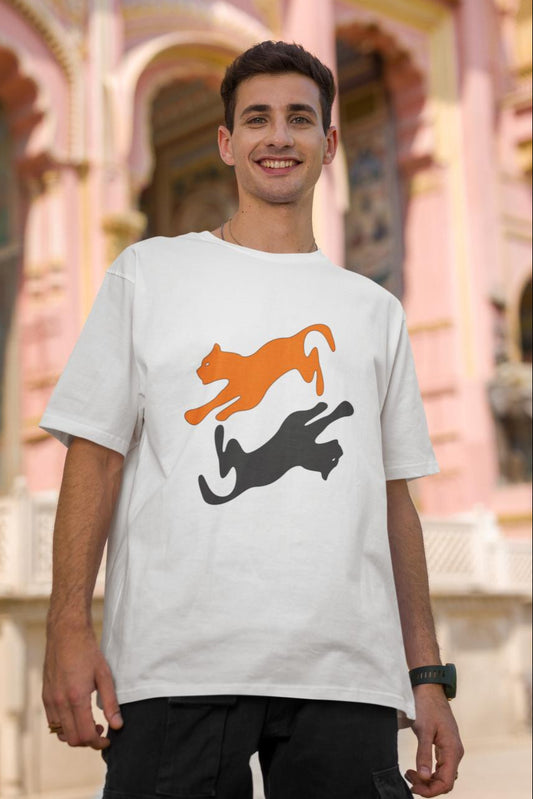 Men's Puma Oversized T shirt White by ZealforTee