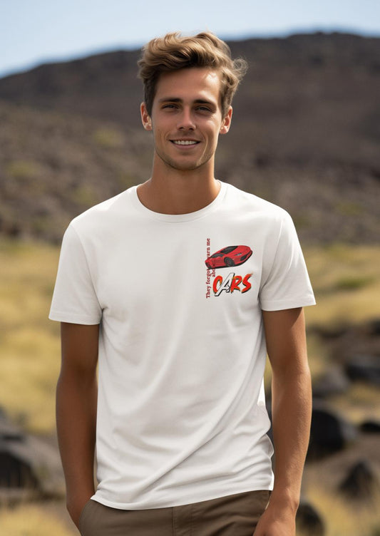 Men's Cars Pocket Print T-shirt Black by ZealforTee