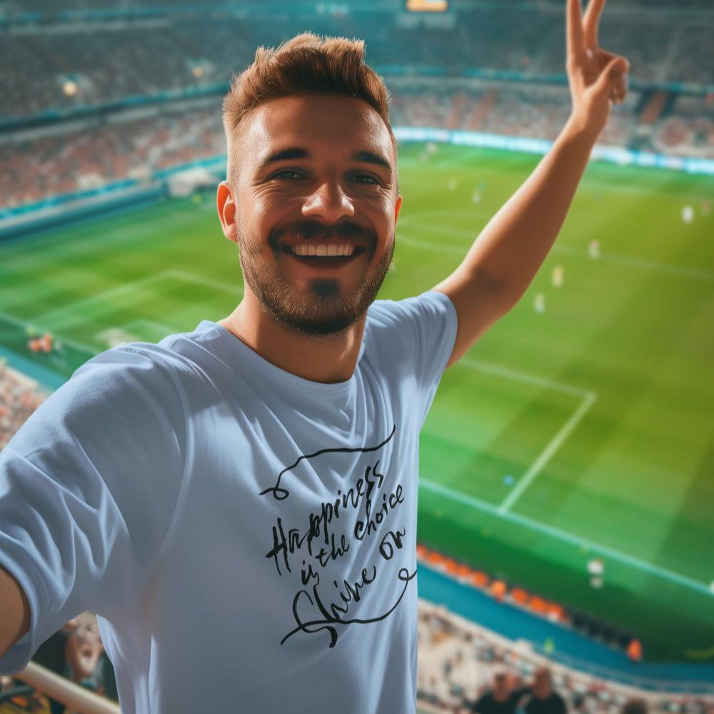 Men's Shine On T-shirt New Yellow by ZealforTee