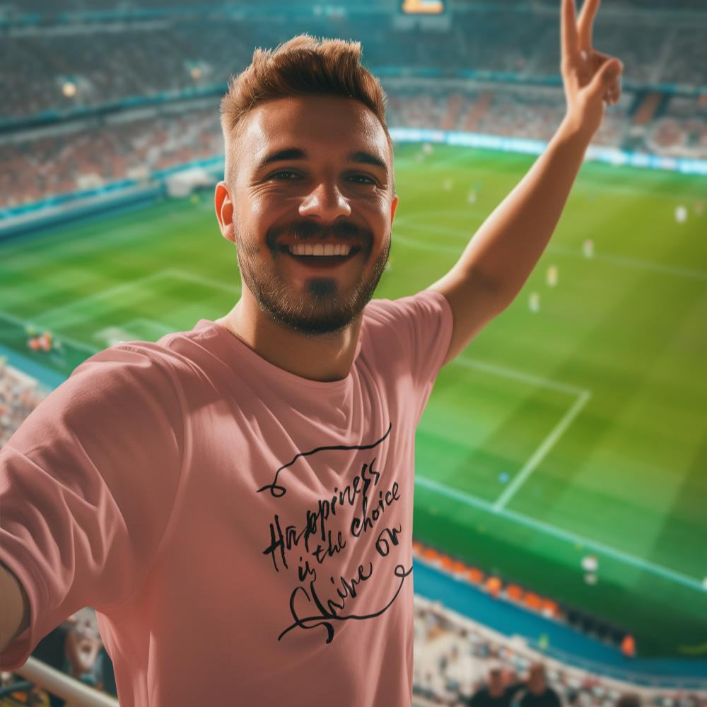 Men's Shine On T-shirt White by ZealforTee