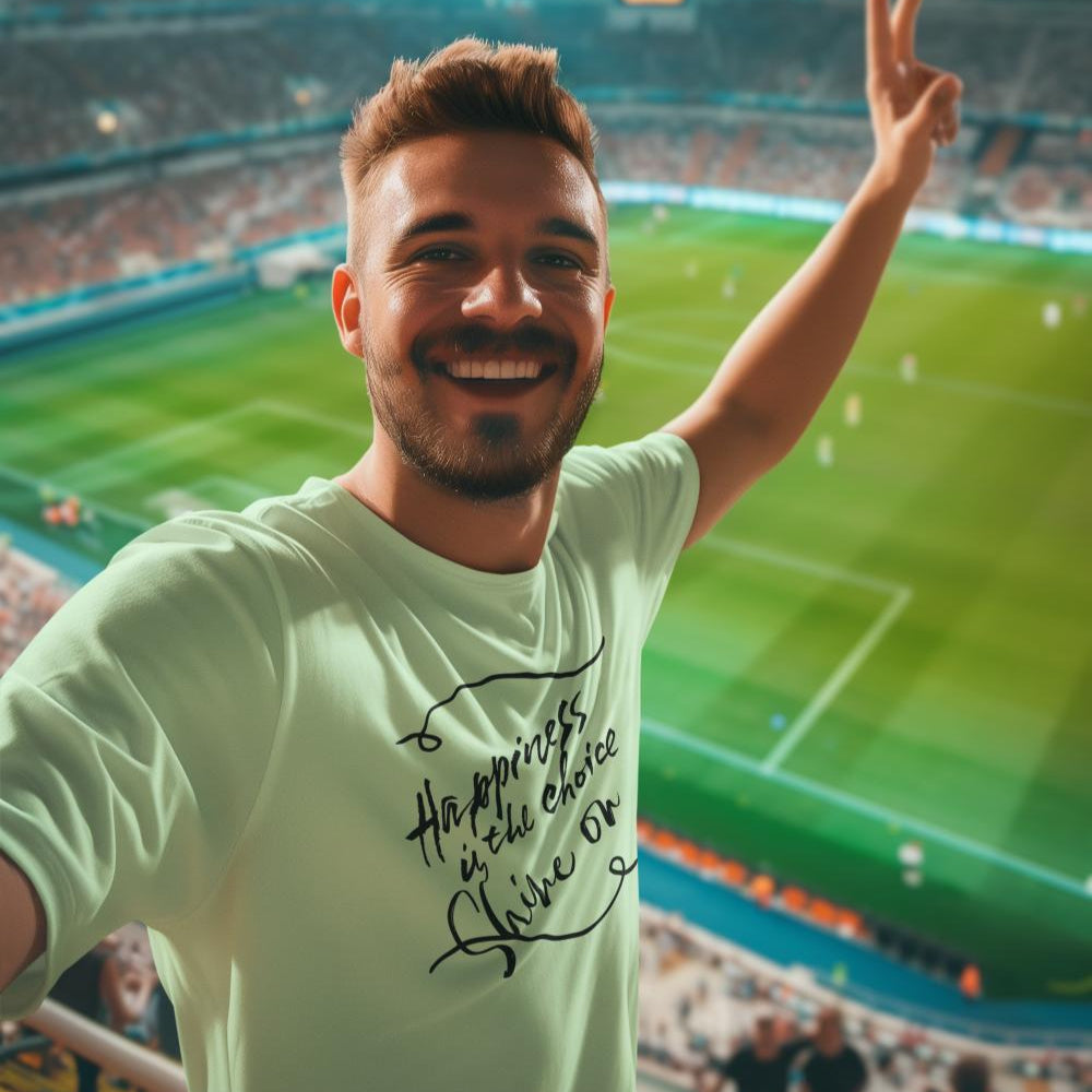 Men's Shine On T-shirt White by ZealforTee