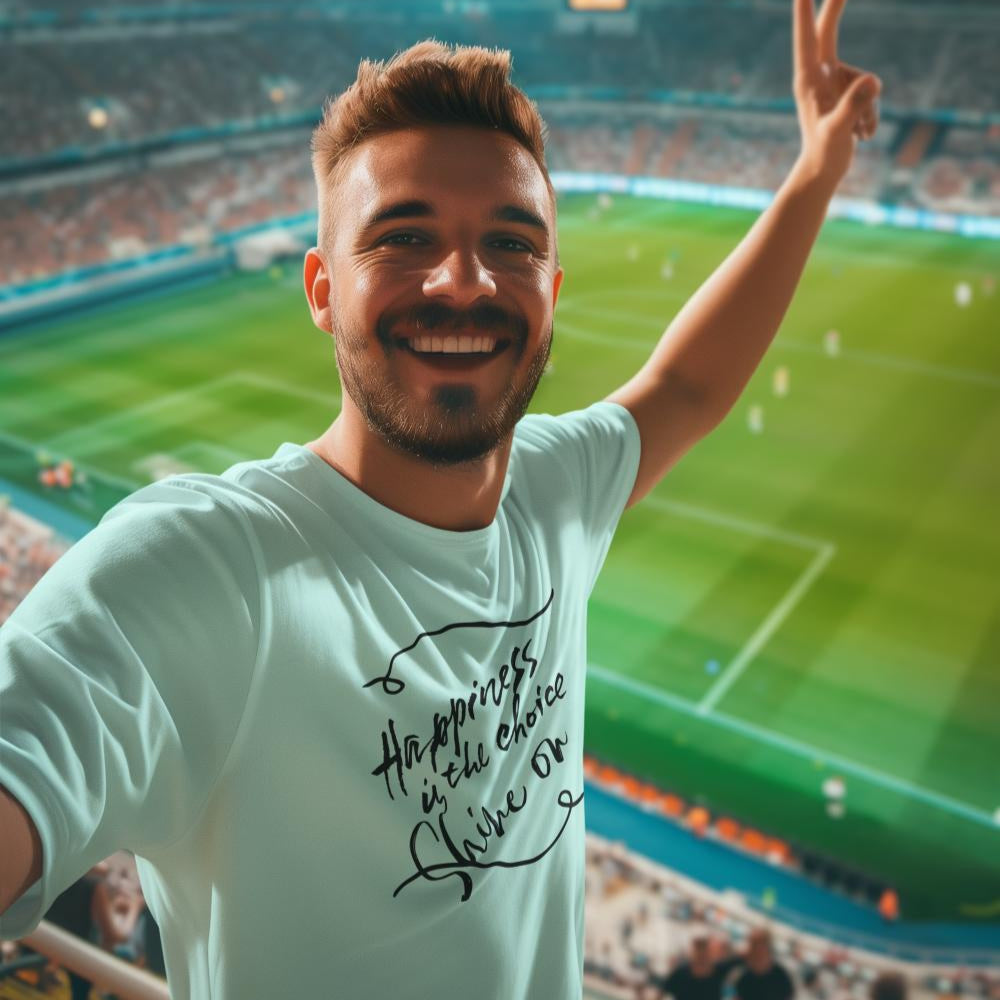 Men's Shine On T-shirt New Yellow by ZealforTee