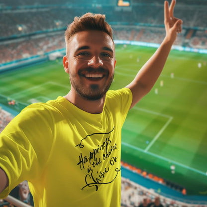 Men's Shine On T-shirt New Yellow by ZealforTee