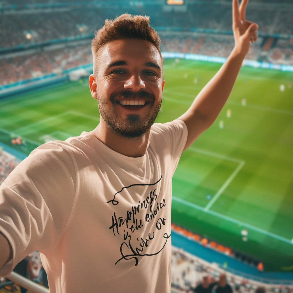 Men's Shine On T-shirt New Yellow by ZealforTee