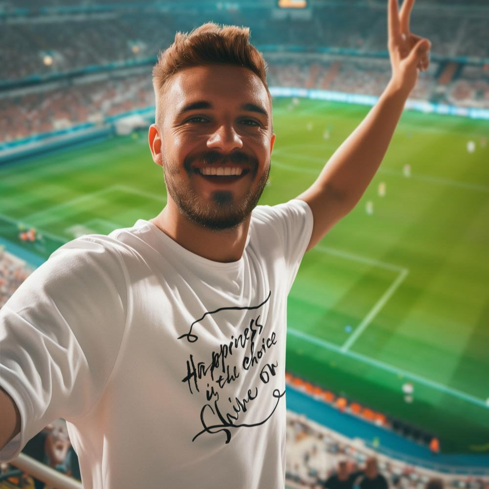 Men's Shine On T-shirt New Yellow by ZealforTee