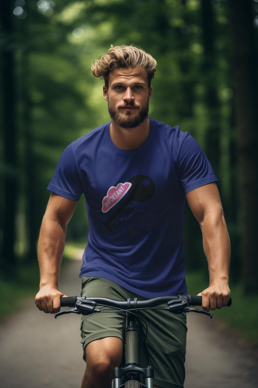 Men's Key to Success T-shirt Royal Blue by ZealforTee