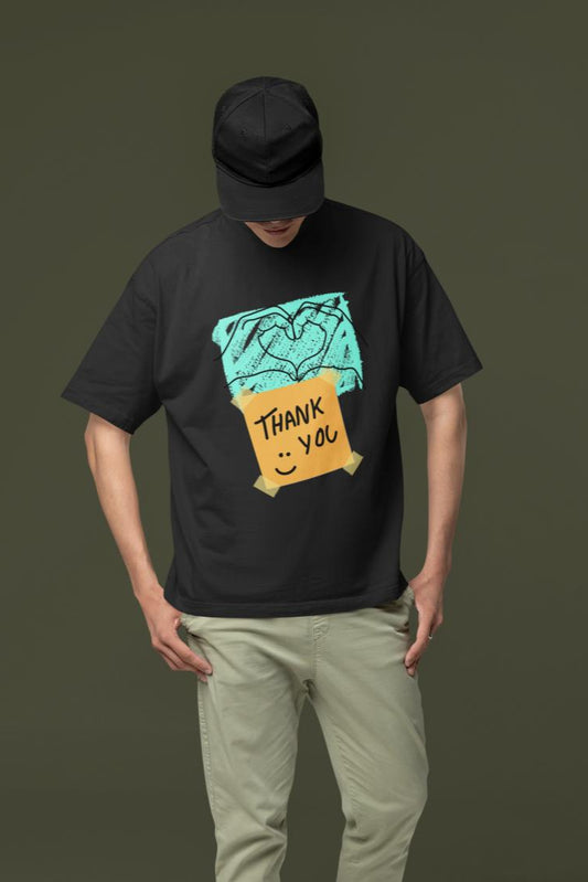 Men's Thank You T-shirt Flamingo by ZealforTee