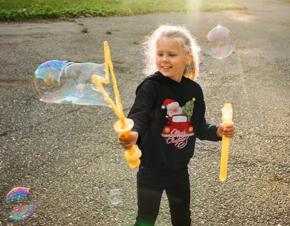 Christmas Hoodie Black by ZealforTee