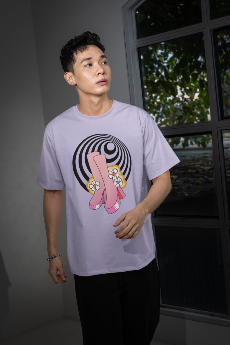 Men's Experimental Pattern Oversized T shirt