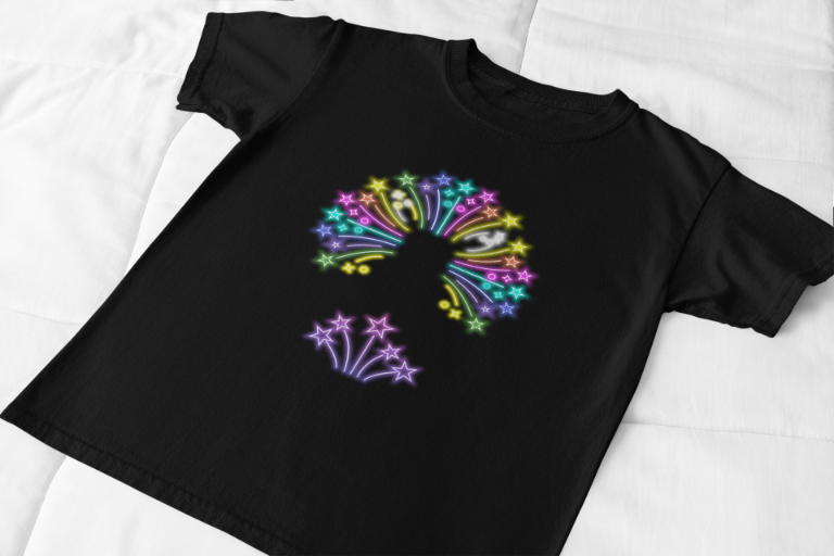 Men's Fireworks T-shirt Black by ZealforTee