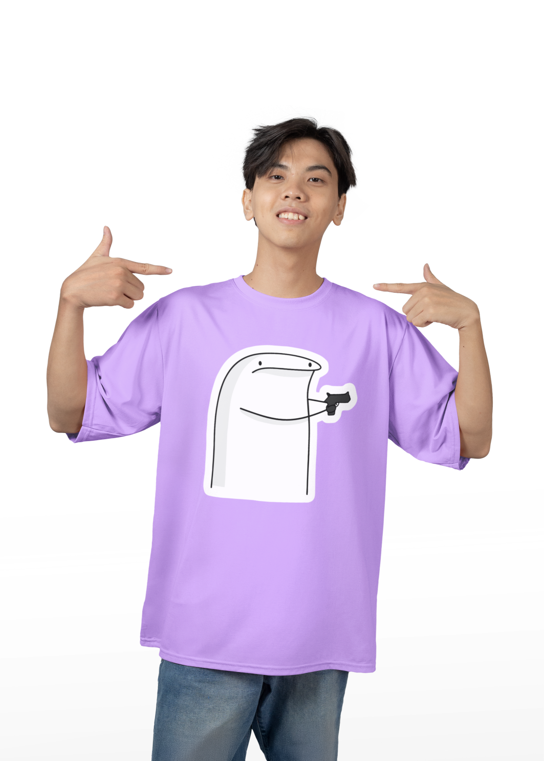 Men's Flork T-Shirt Pink by ZealforTee