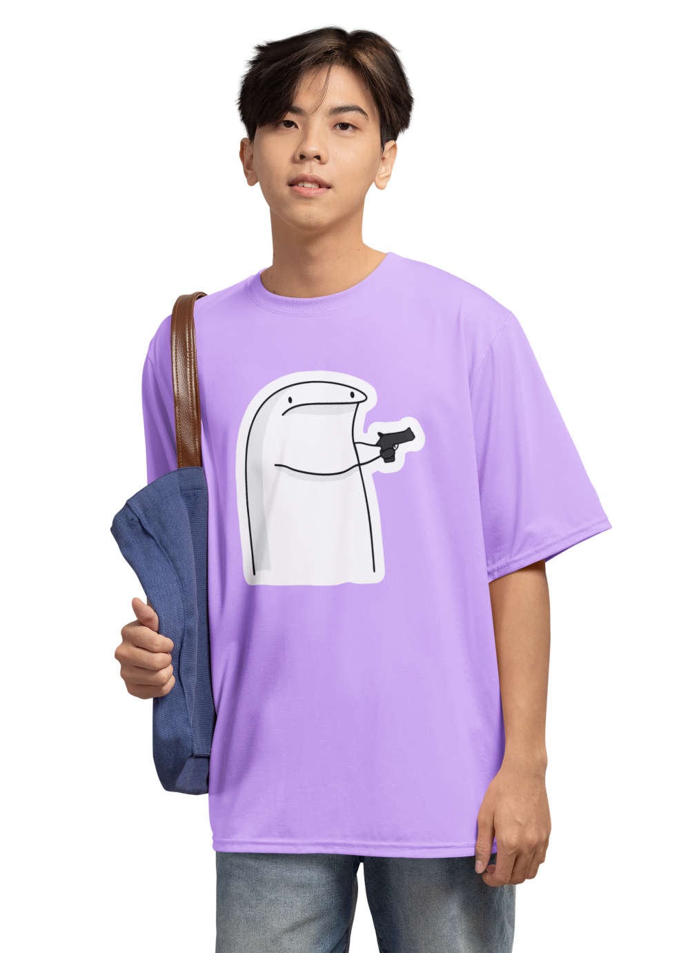 Men's Flork T-Shirt Pink by ZealforTee
