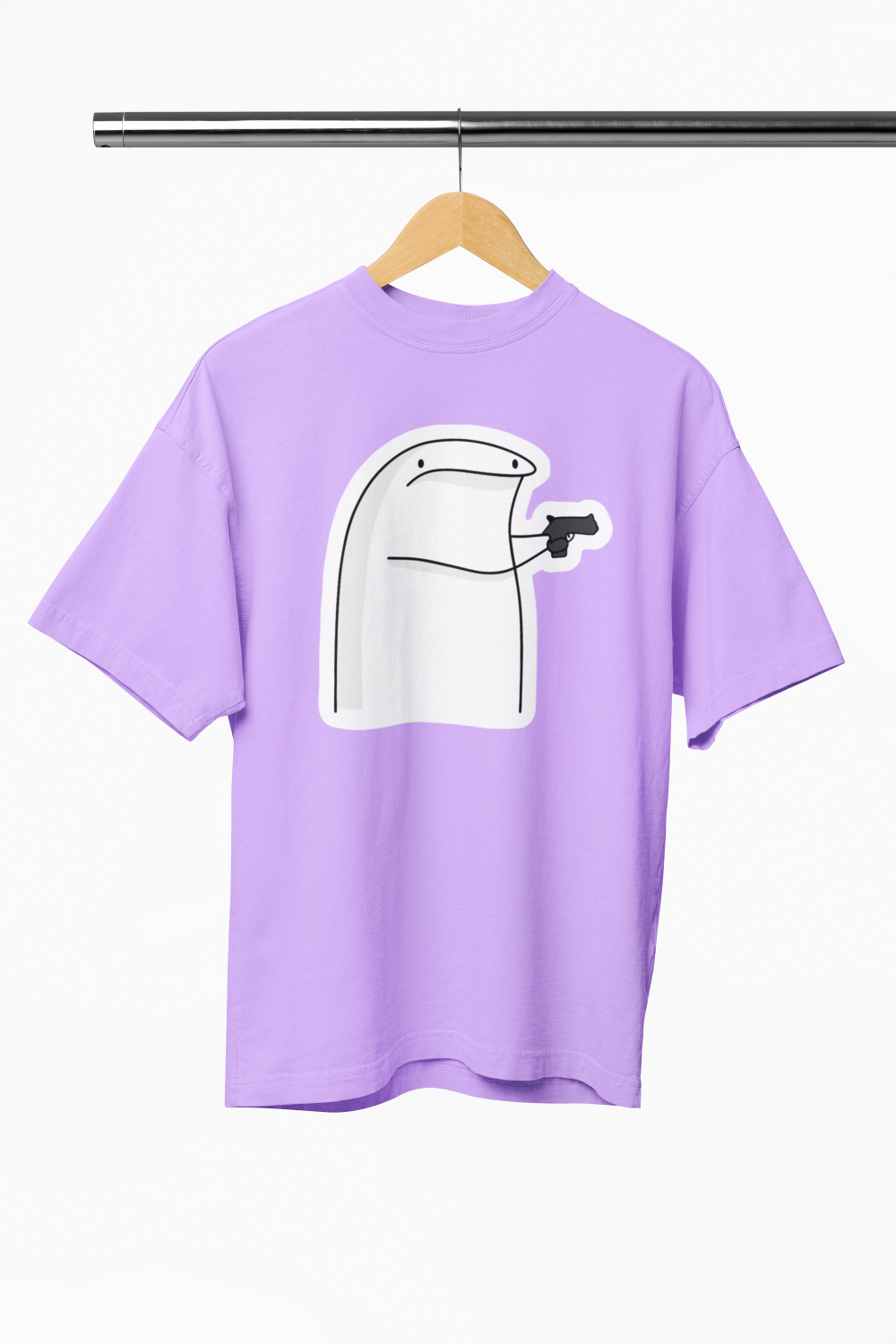 Men's Flork T-Shirt Pink by ZealforTee