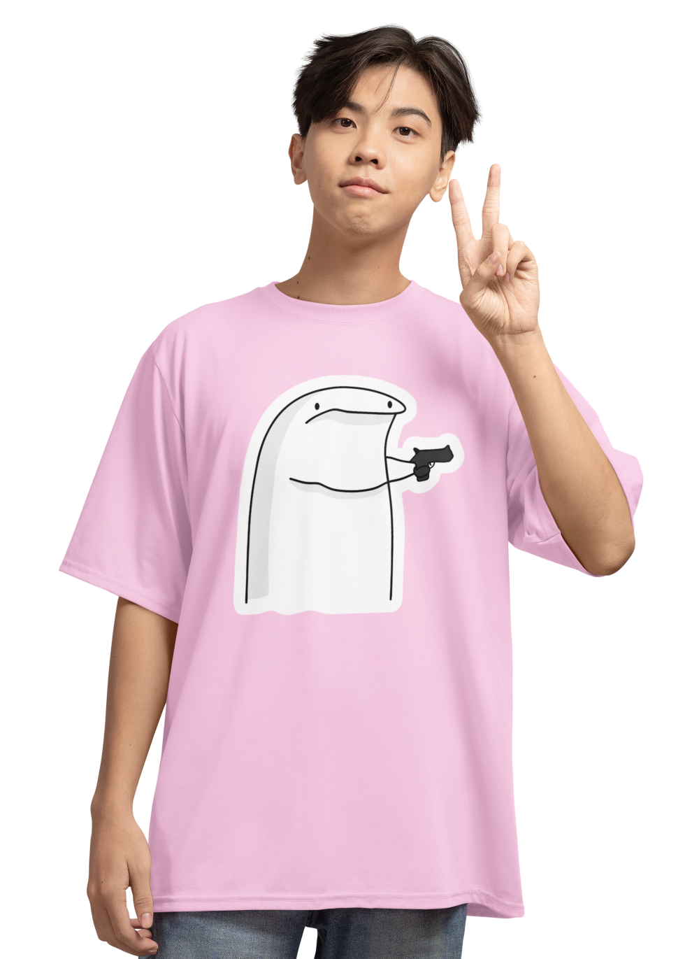 Men's Flork T-Shirt Iris Lavender by ZealforTee
