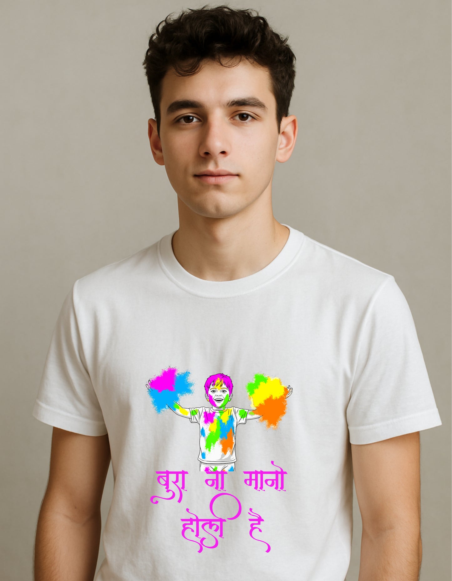 Men Holi T-shirt