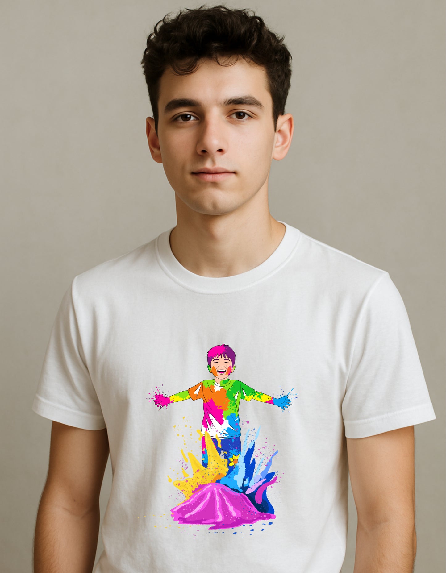 Men Holi T-shirt