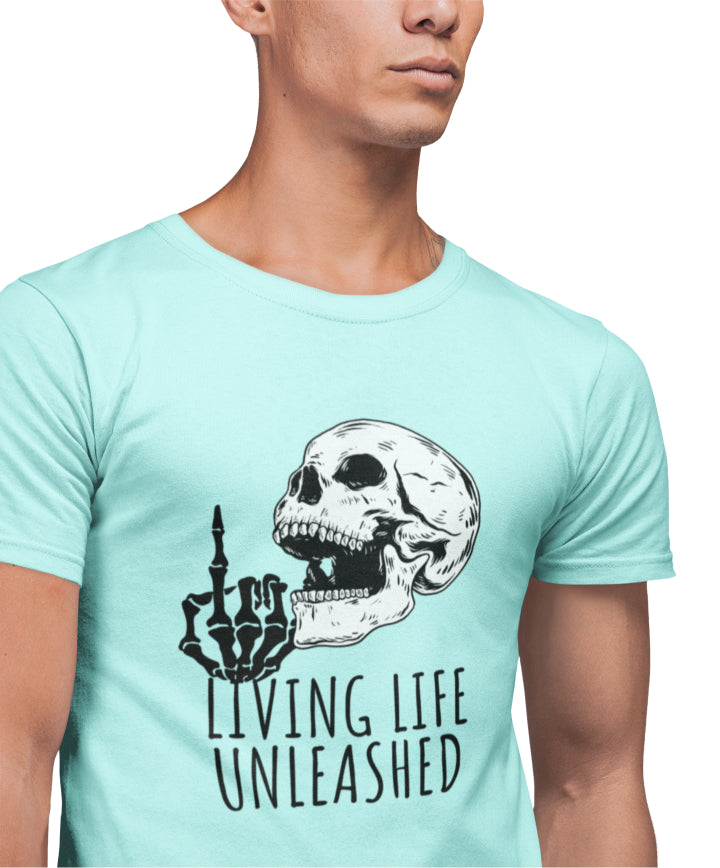 Men's Life T-shirt Mint by ZealforTee