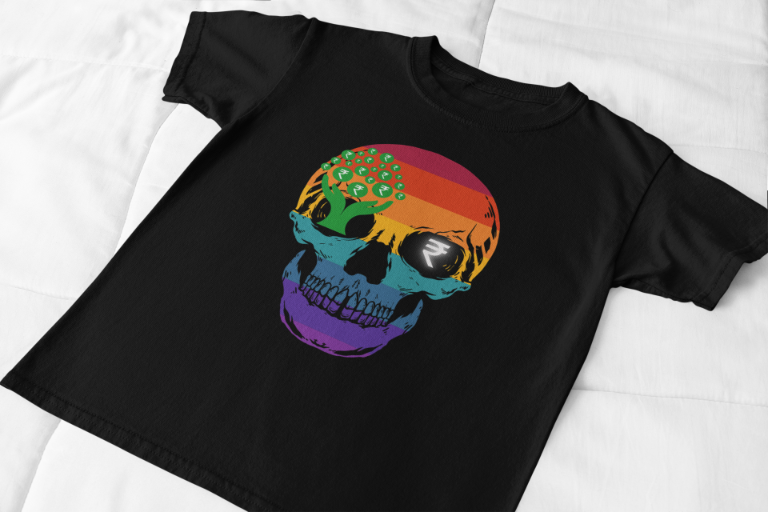 Men's Skull Money T-shirt Black by ZealforTee
