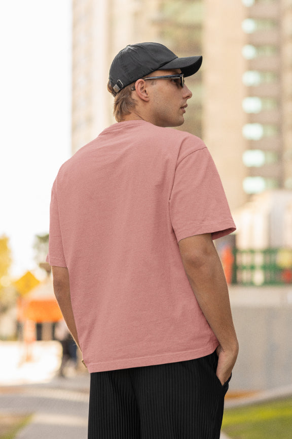 Men Multicolored Crown Oversized T shirt