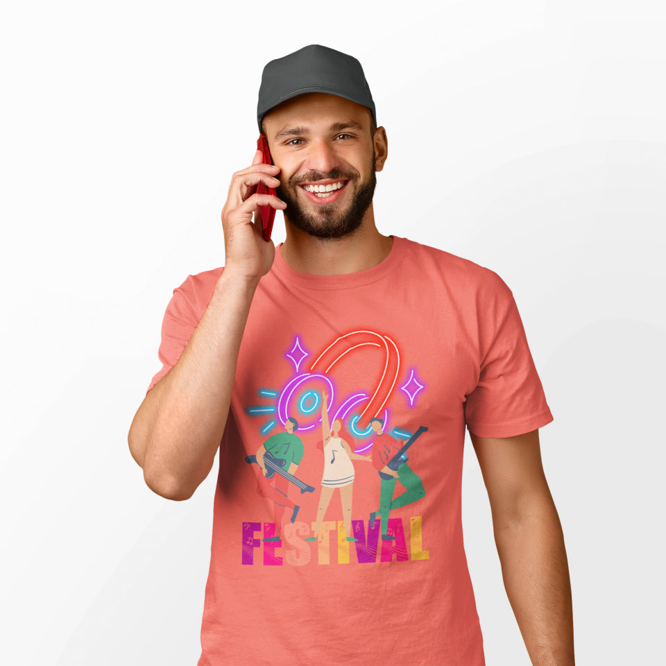 Men's Music T-shirt Mint by ZealforTee