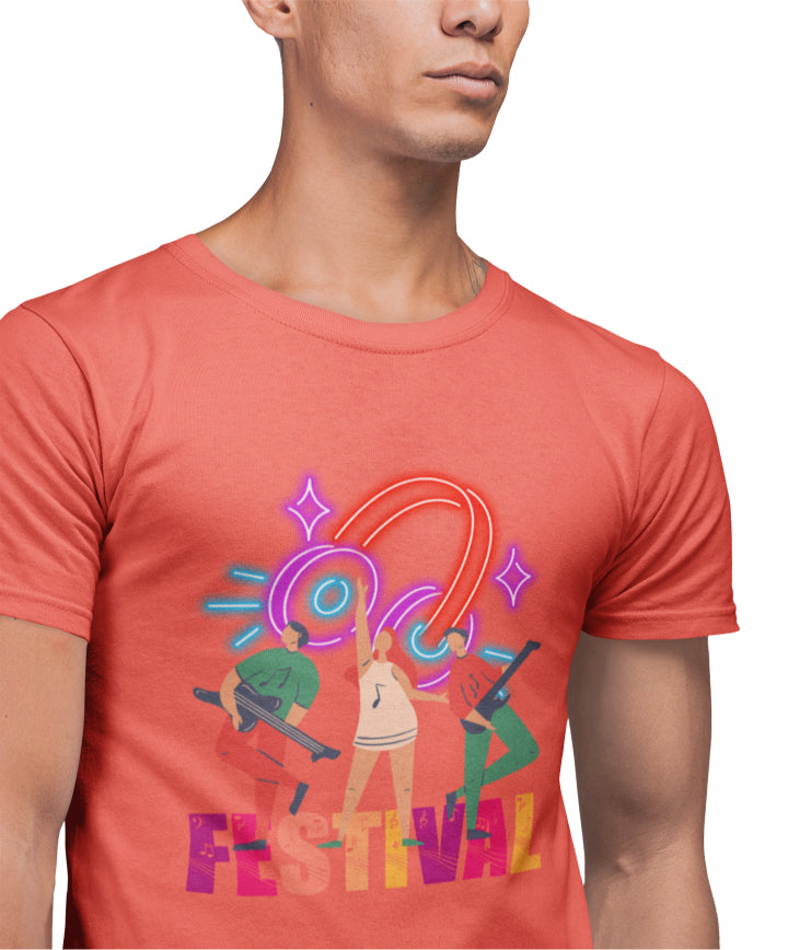 Men's Music T-shirt Wild Watermelon by ZealforTee