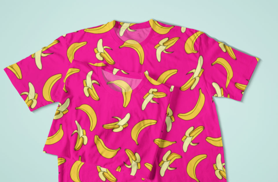 Men's All Over Print Bananas T-shirt