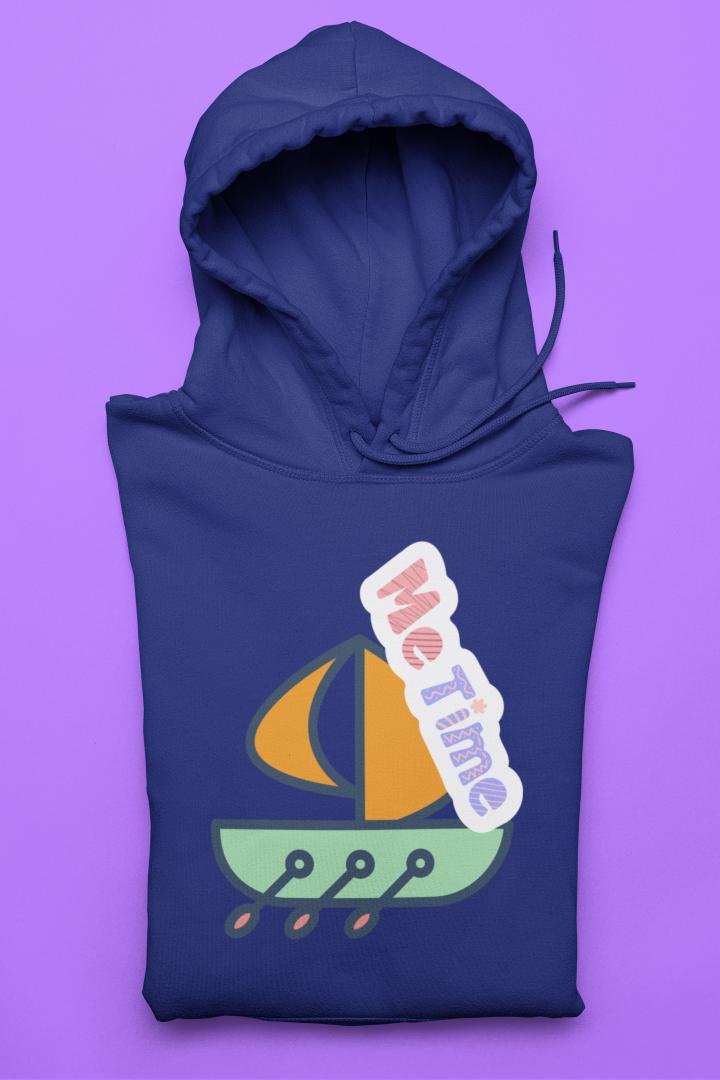 Women's Me Time Hoodie Sweatshirt Black by ZealforTee
